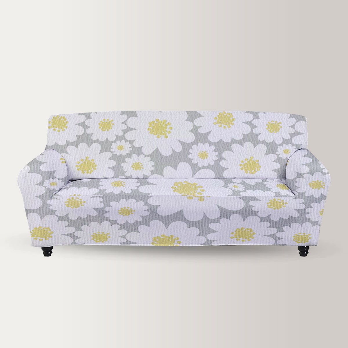Flower Daisy Sofa Cover_2_1