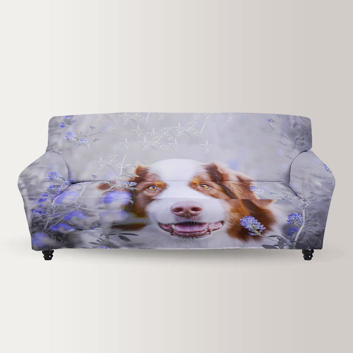 Flower Dog Sofa Cover_2_1
