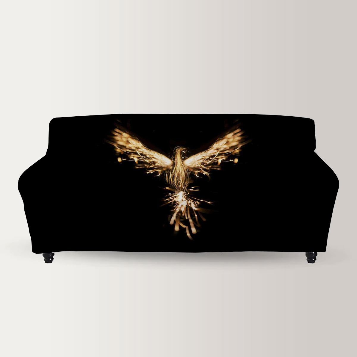 Flying Gold Phoenix Sofa Cover_2_1