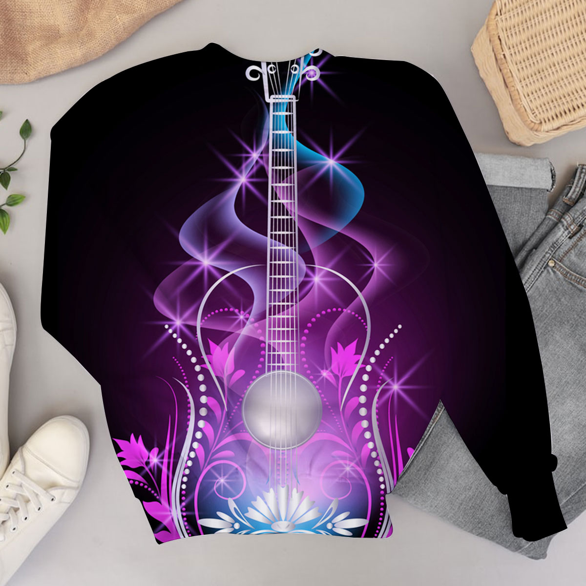 Treble Clefs Guitar Sweater_2_1