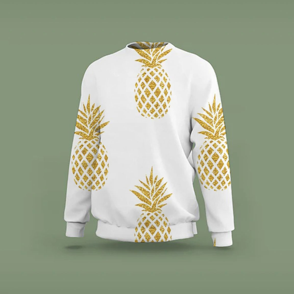 Gold Pineapple Sweatshirt_2_1