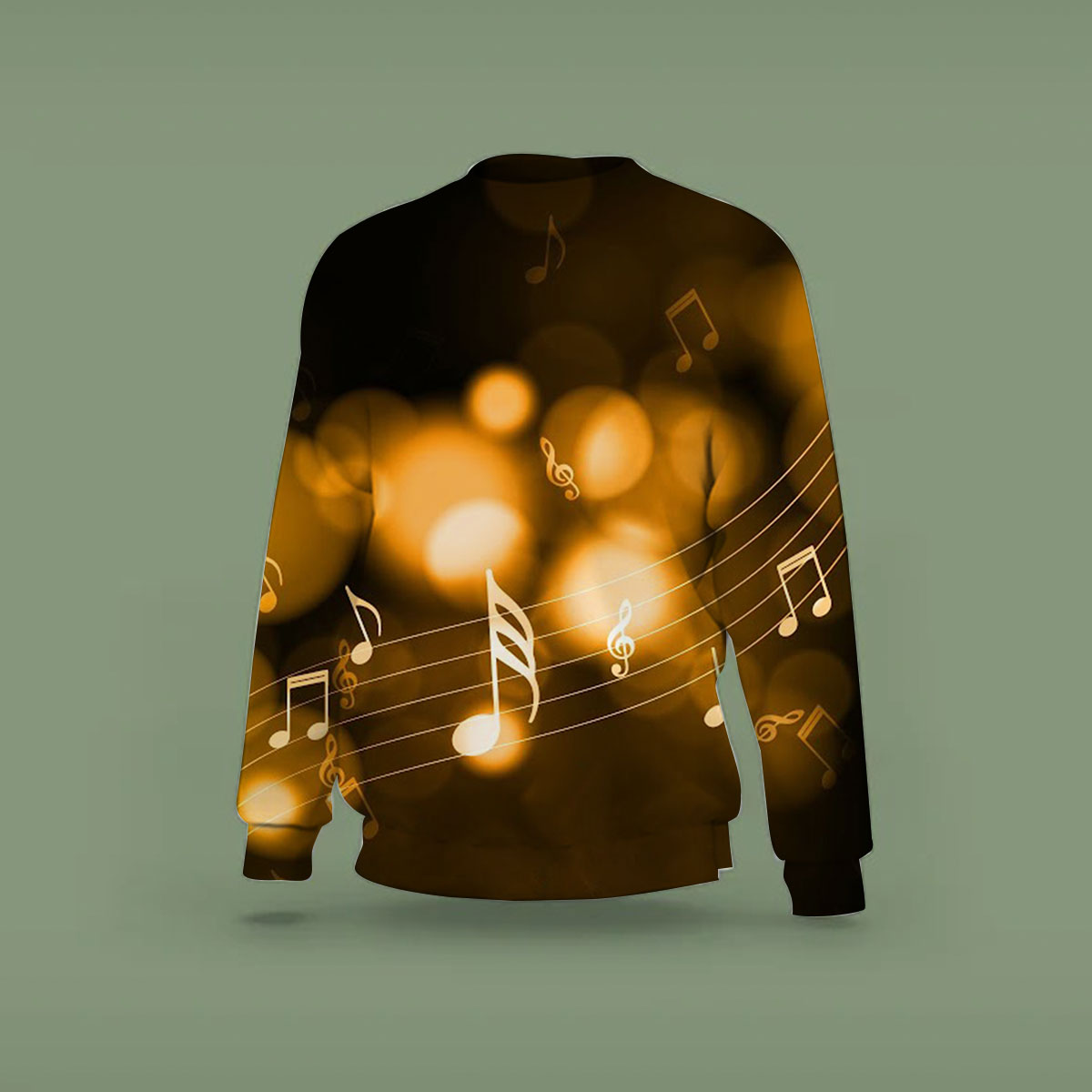 Golden Music Note Sweatshirt_2_1