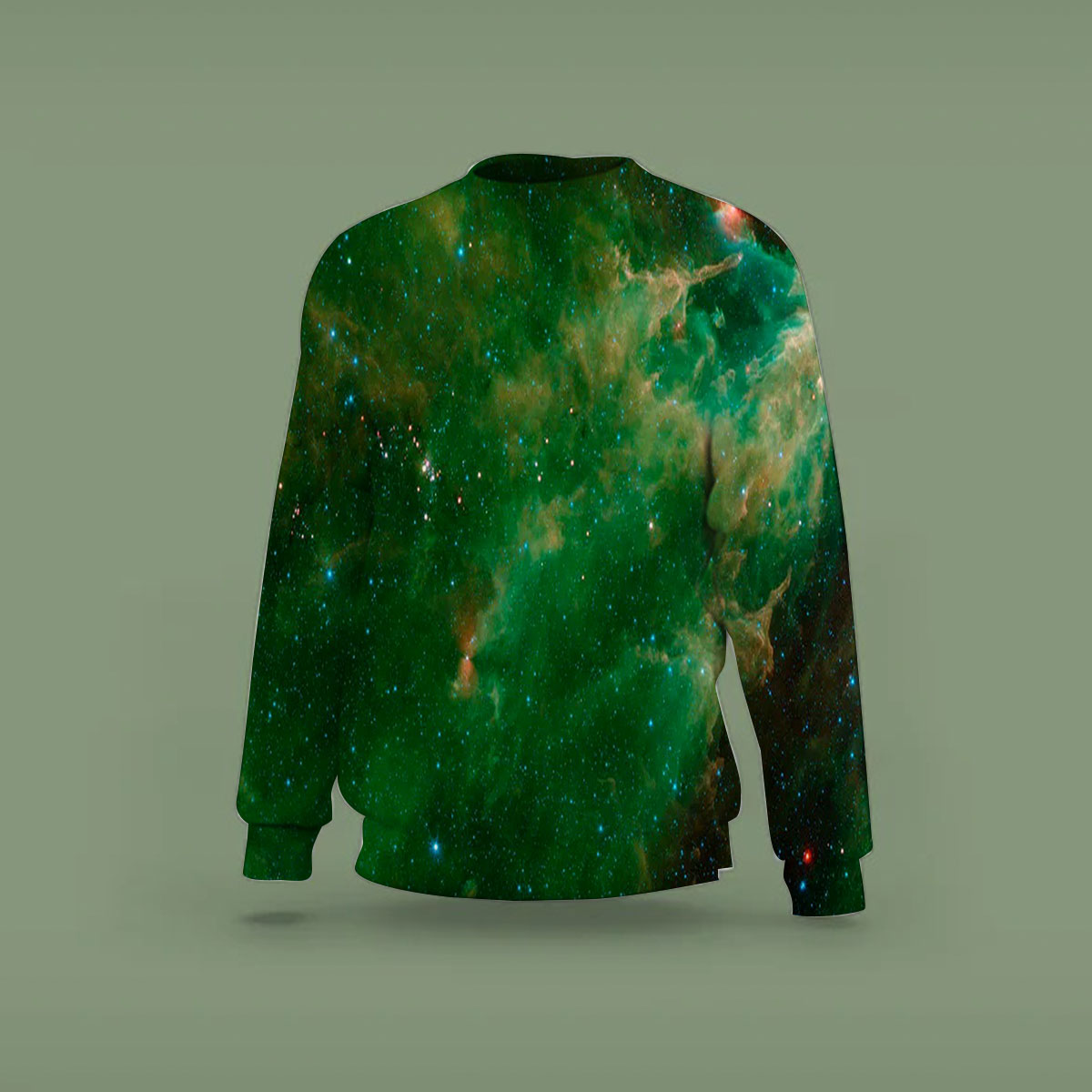 Green Galaxy Sweatshirt_2_1