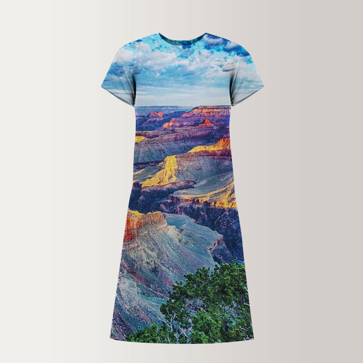 Sunset Canyon T-Shirt Dress_2_1