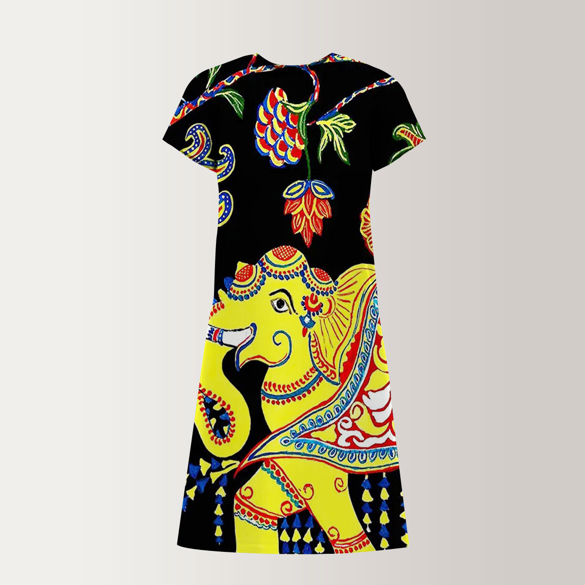 Tamatina Madhubani T-Shirt Dress_2_1