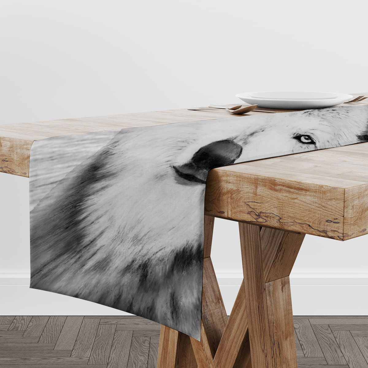 Gray Wolf Table Runner_2_1