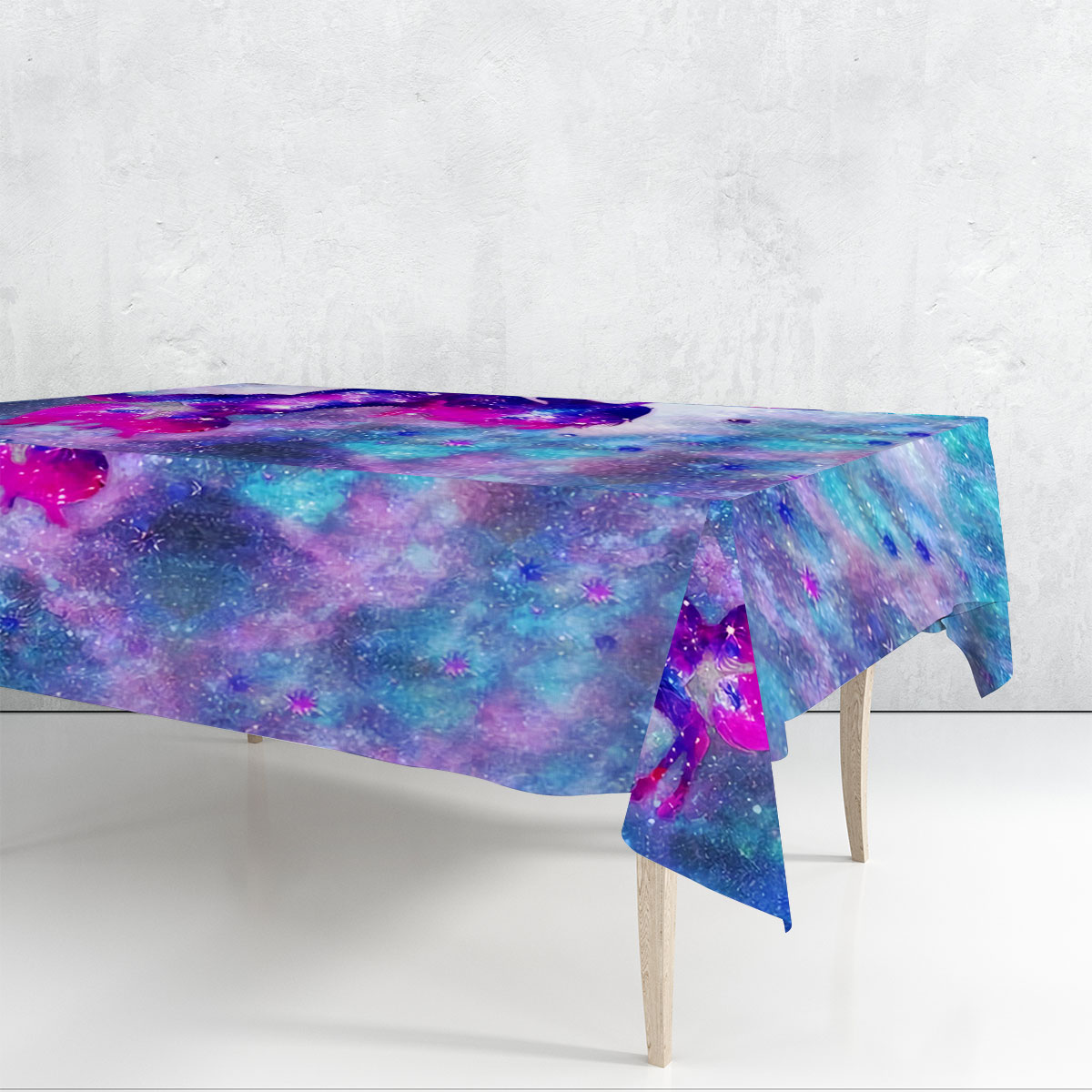 Galaxy Unicorn Rectangle Tablecloth_2_1
