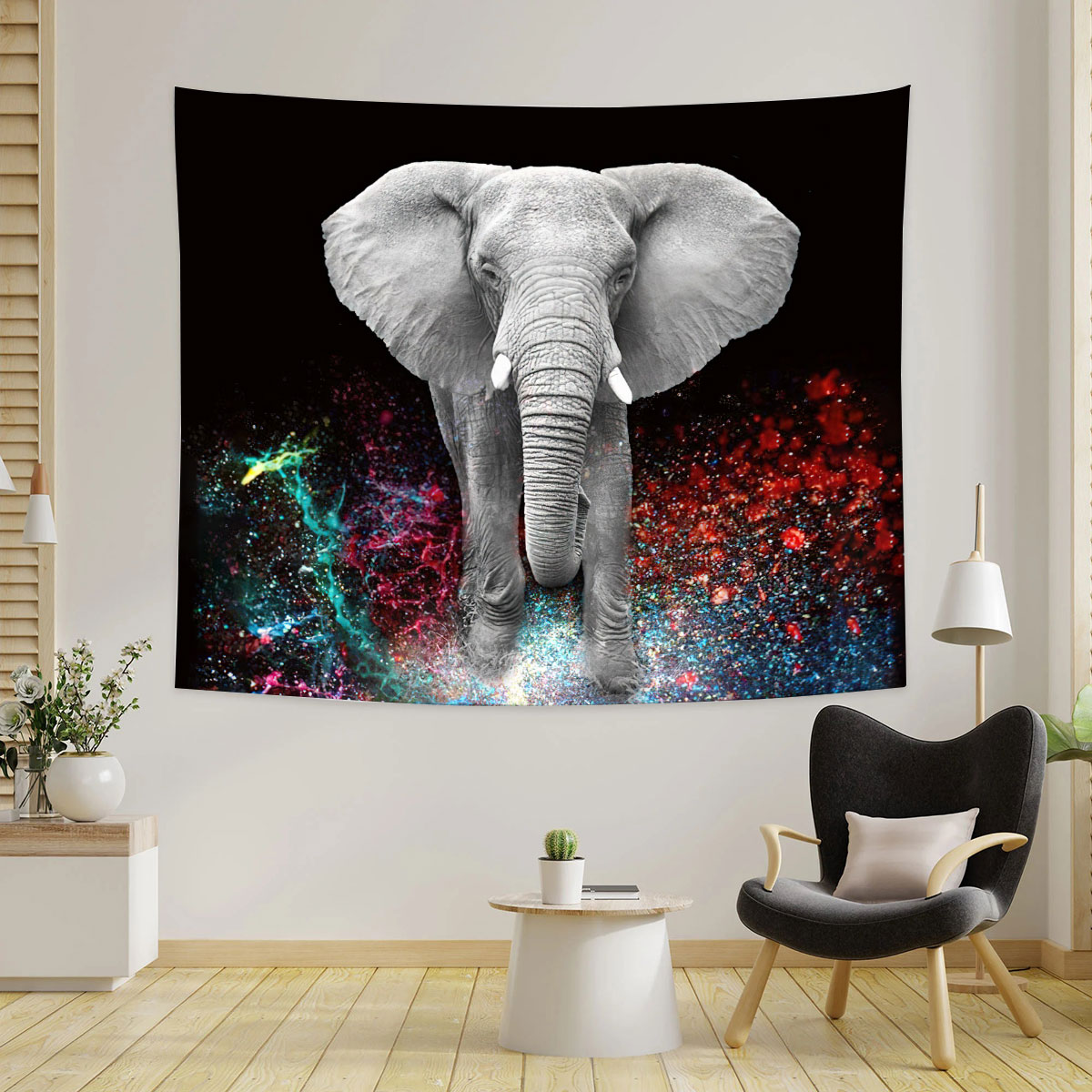 Galaxy Elephant Tapestry_2_1