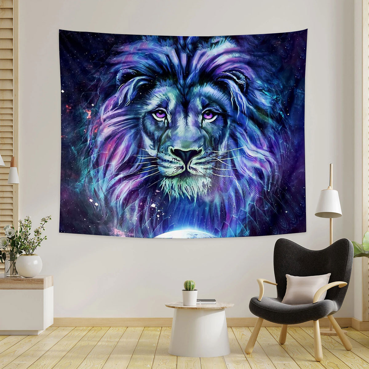 Guardian Cosmic Lion Tapestry_2_1