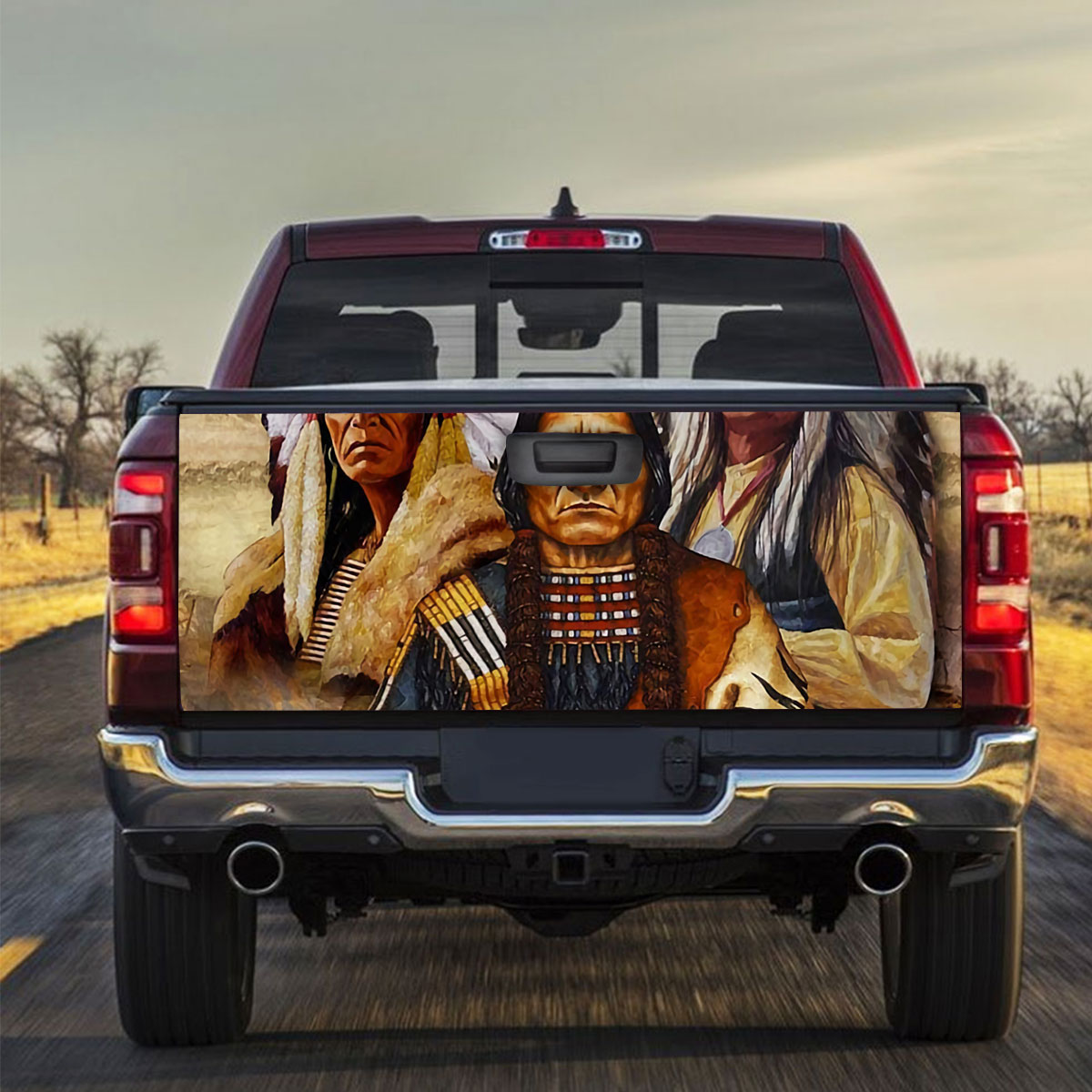 Indigenous Native American Truck Bed Decal_2_1