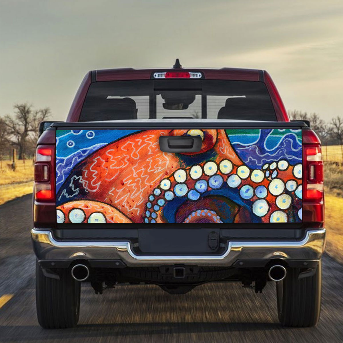 Inky Octopus Truck Bed Decal_2_1