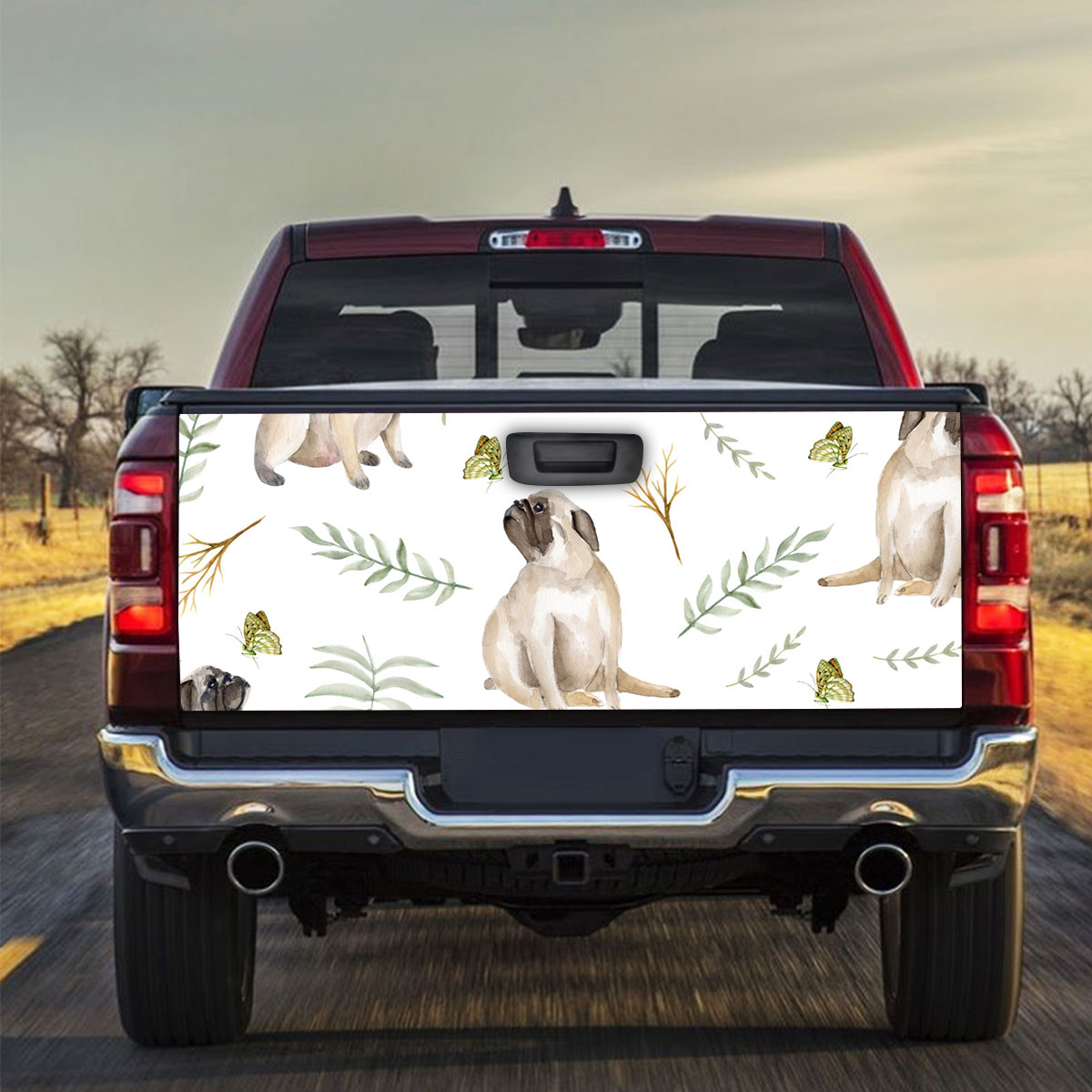 Little Dog Truck Bed Decal_2_1