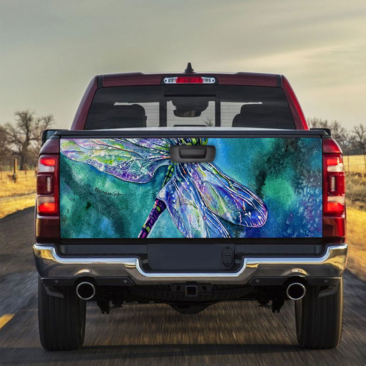 Magic Dragonfly Truck Bed Decal_2_1