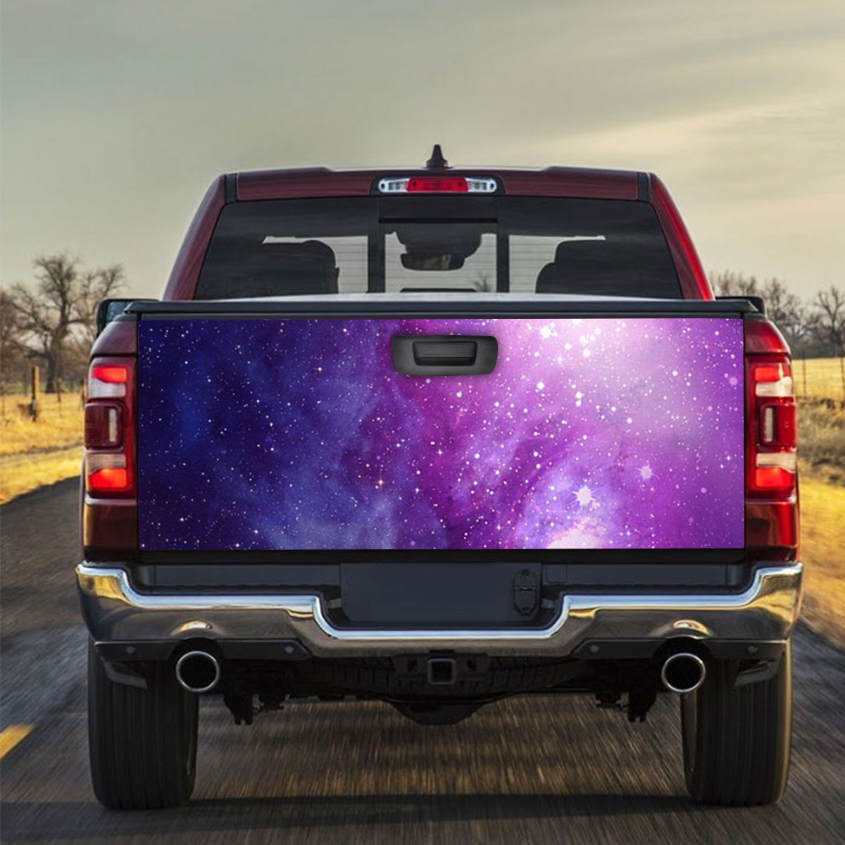 Magic Purple Galaxy Truck Bed Decal_2_1