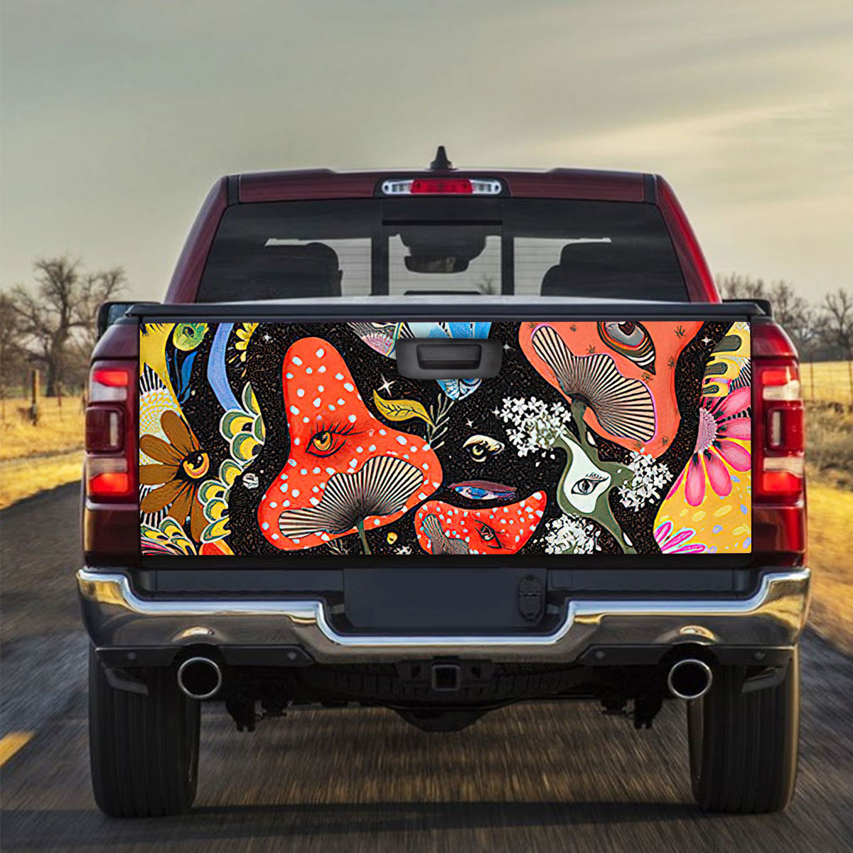 Mandala Psychedelic Truck Bed Decal_2_1