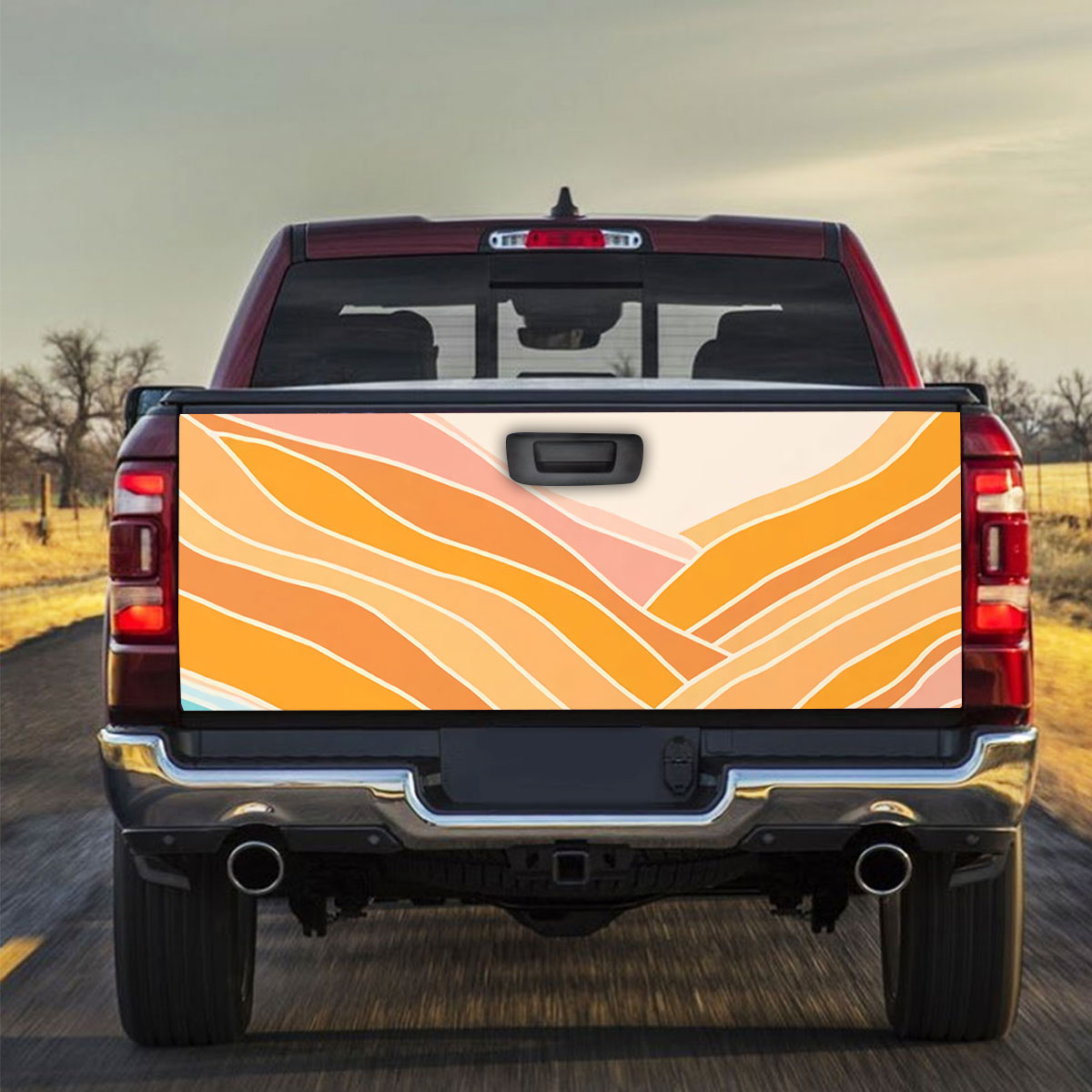 Sunrise Mountain Truck Bed Decal_2_1