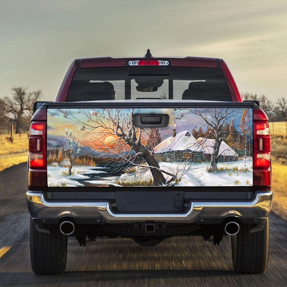 Traditional Homes Truck Bed Decal_2_1