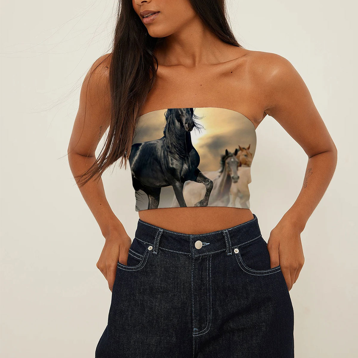 Horse In The Wild Tube Top_2_1