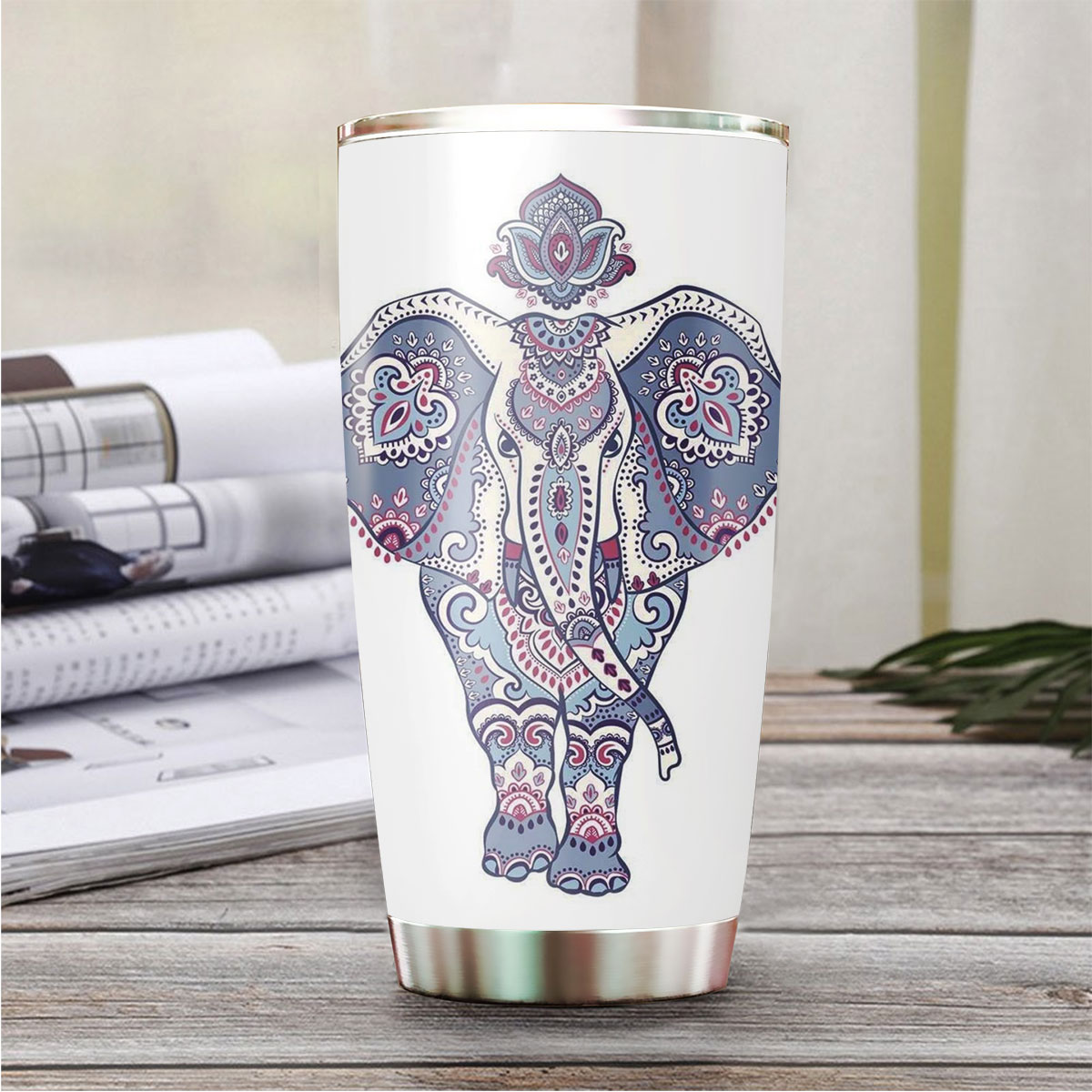 Mandala Elephant Tumbler_2_1