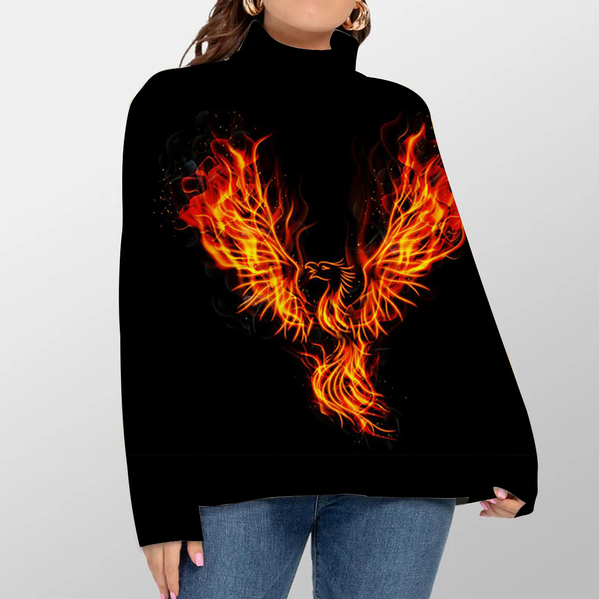 Magic Phoenix Turtleneck Sweater_2_1