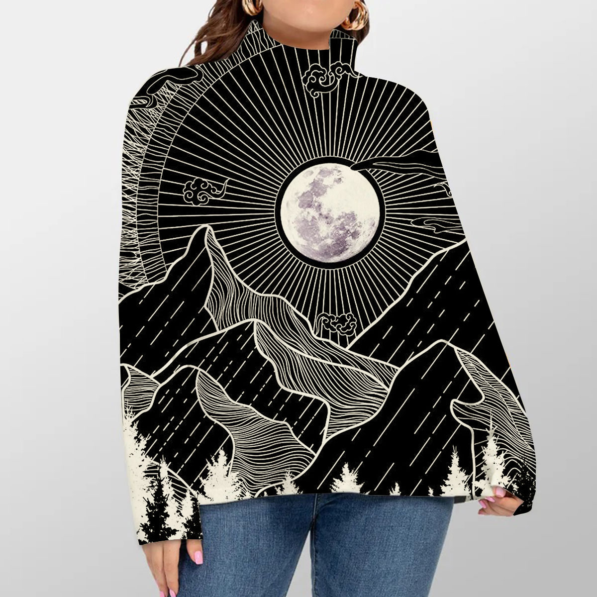 Moon Mountain Turtleneck Sweater_2_1