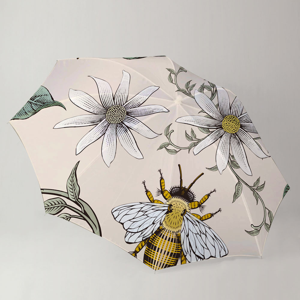 Flower And Bee Umbrella_2_1