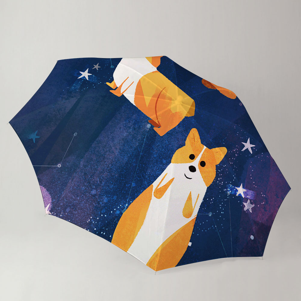 Galaxy Cute Dog Umbrella_2_1