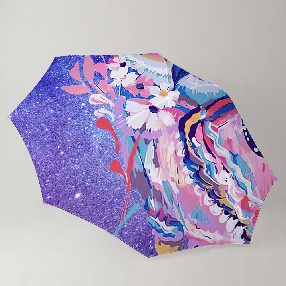 Galaxy Pink Owl Umbrella_2_1