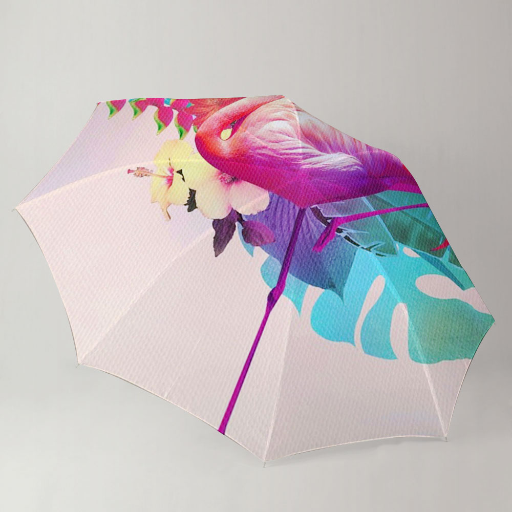 Hawaii Flamingo Umbrella_2_1