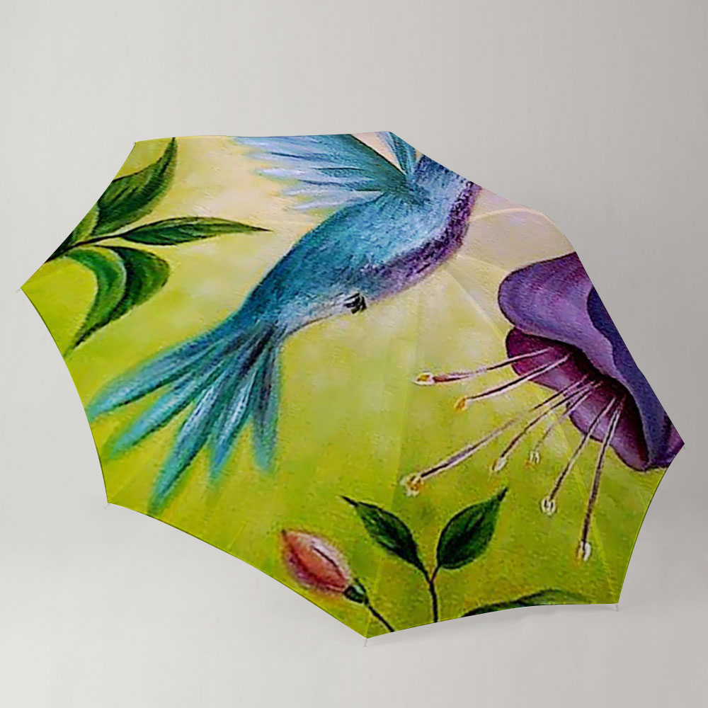 Humming Bird And Flower Umbrella_2_1