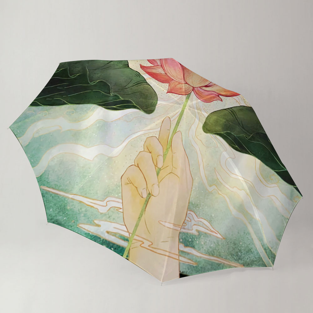 Lotus Sunset Umbrella_2_1