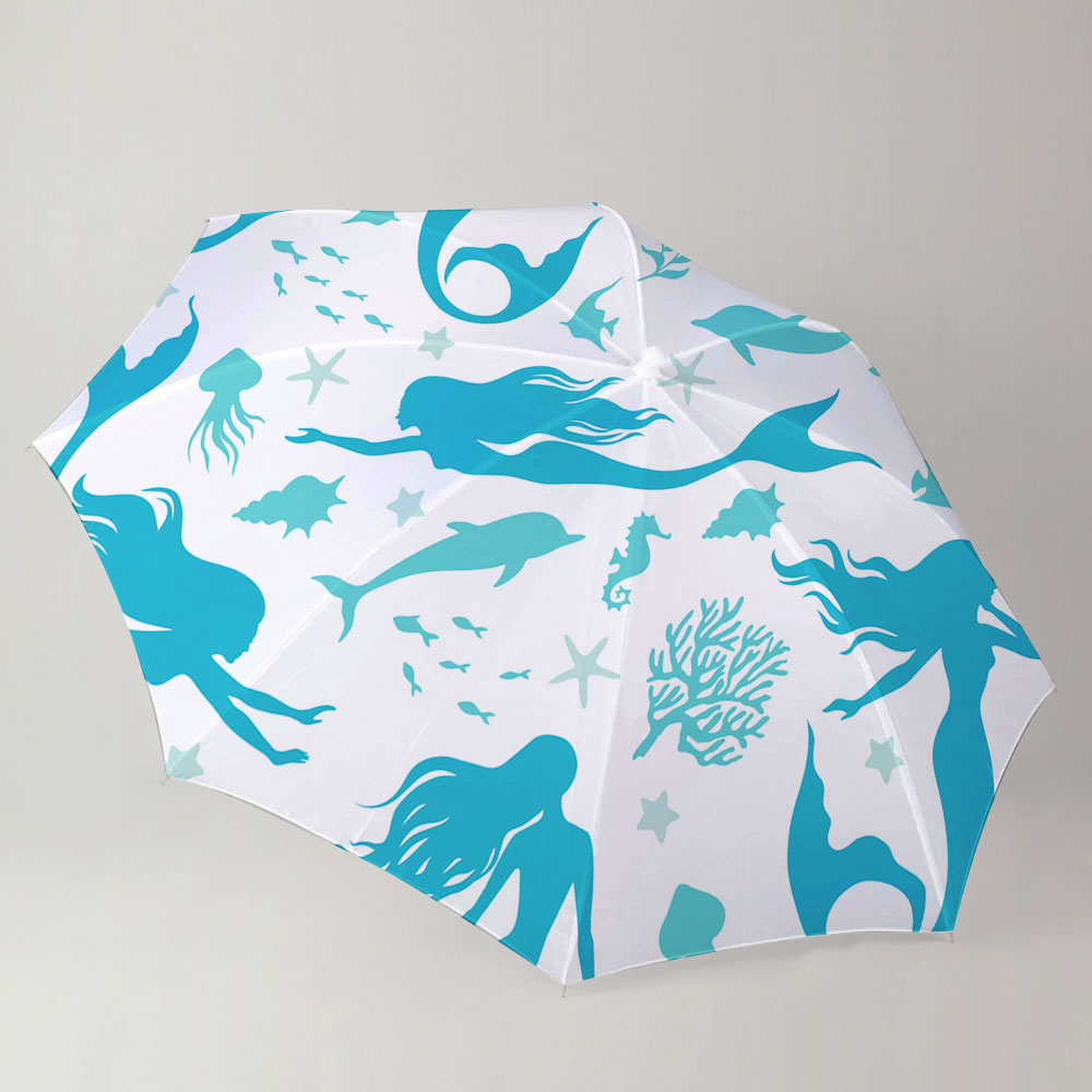 Mermaid Starfish Coral Umbrella_2_1