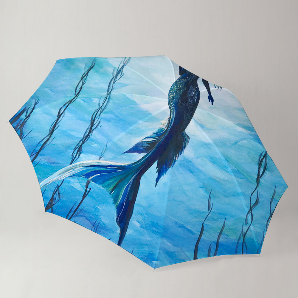 Mermaid Under The Sea Umbrella_2_1