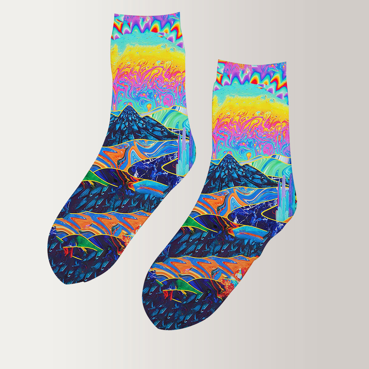 Hippie World 3D Socks_2_1