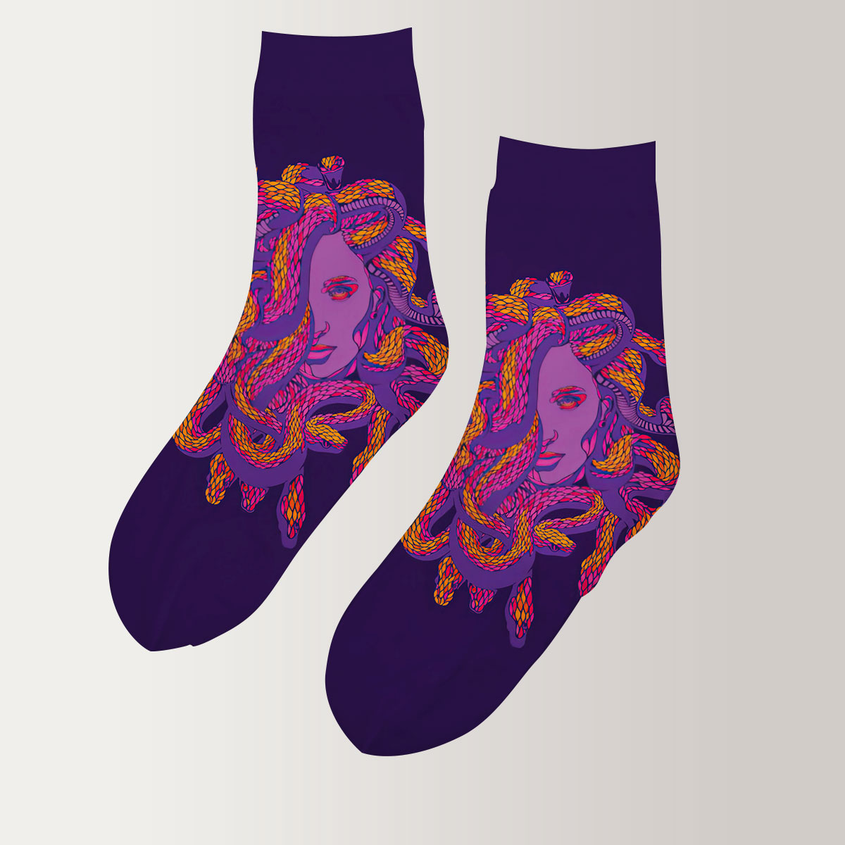 Hot Medusa 3D Socks_2_1