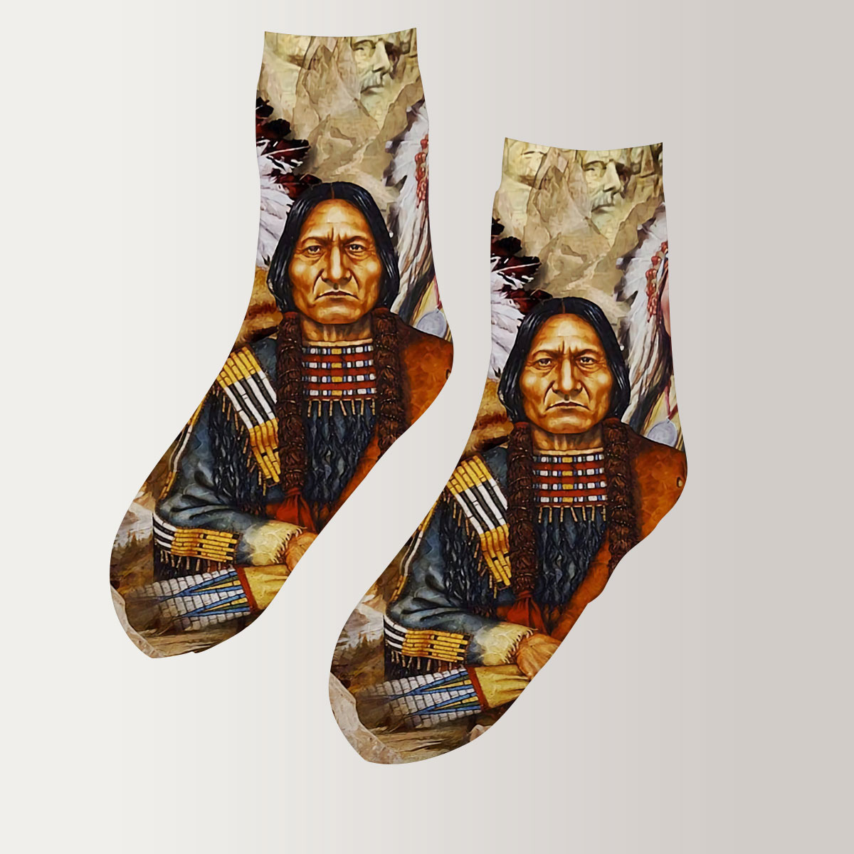 Indigenous Native American 3D Socks_2_1