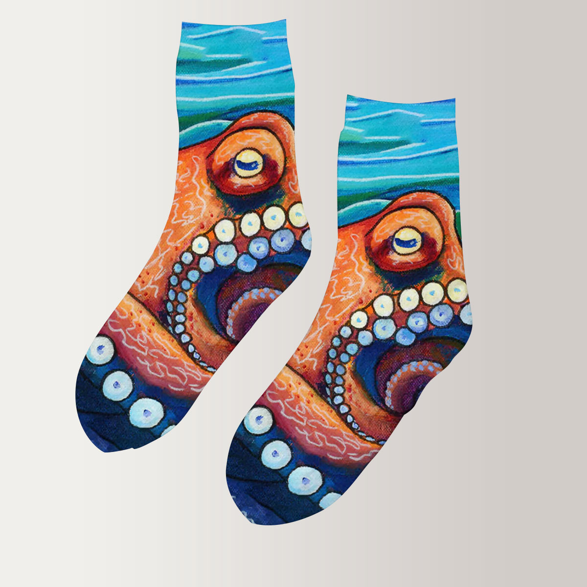 Inky Octopus 3D Socks_2_1