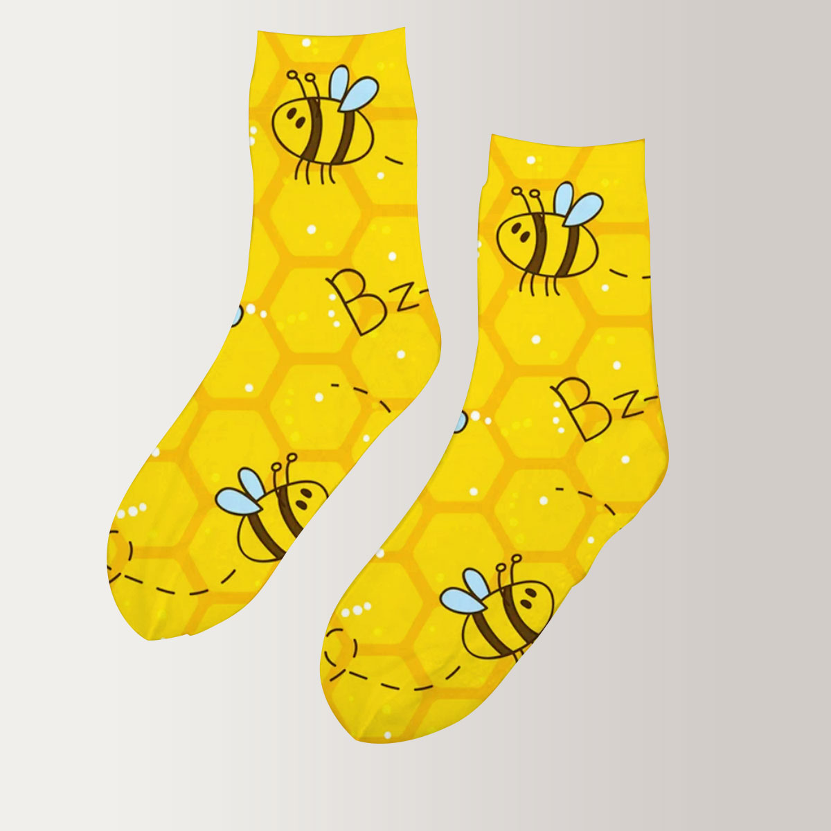 Lovely Bee 3D Socks_2_1