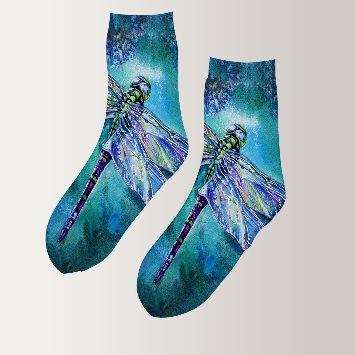 Magic Dragonfly 3D Socks_2_1