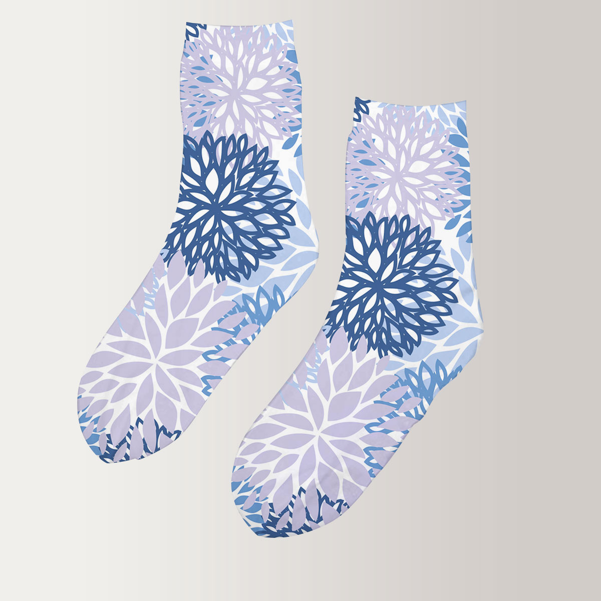 Purple Dahlia 3D Socks_2_1