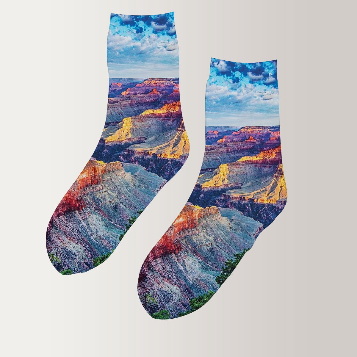 Sunset Canyon 3D Socks_2_1