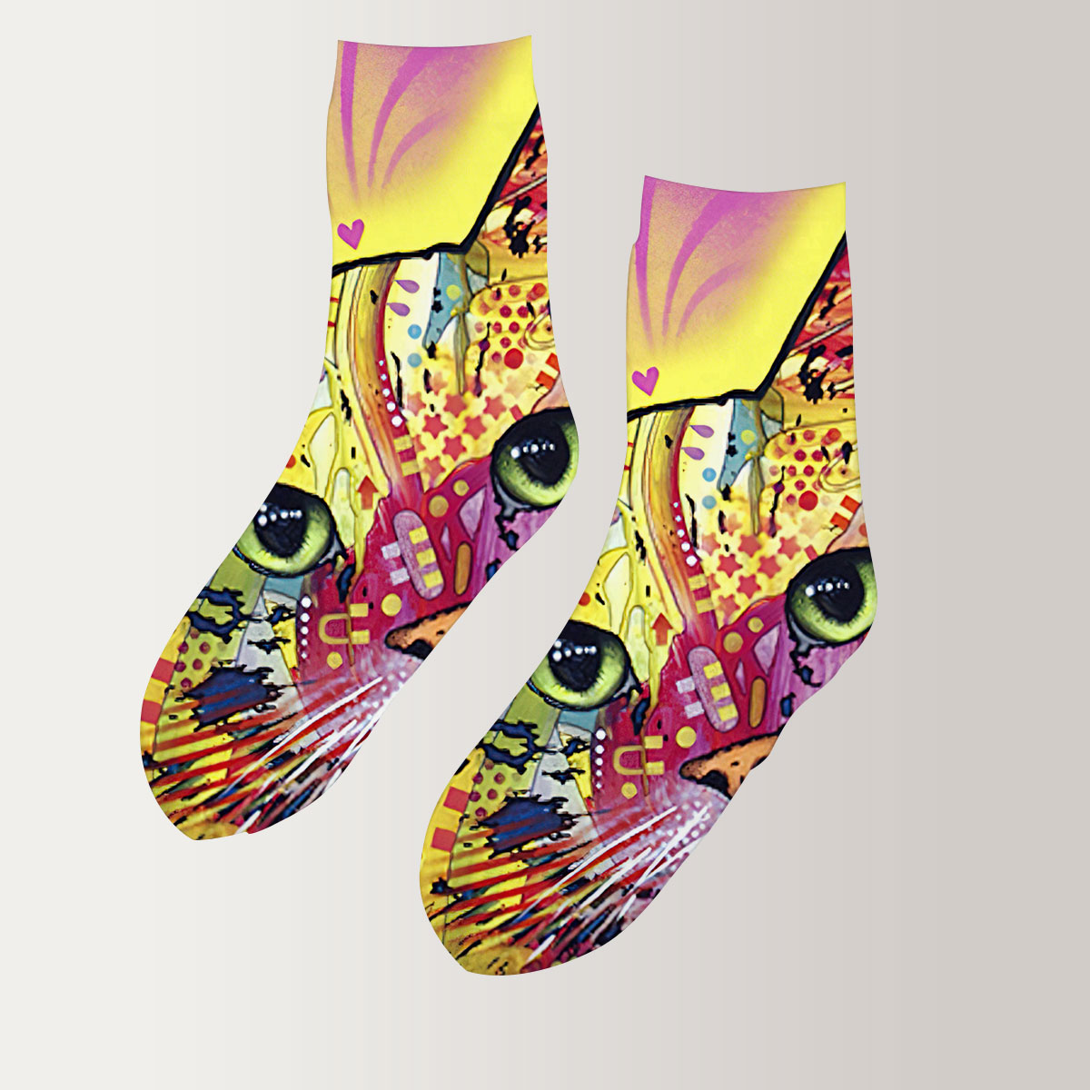 Tabby Cat 3D Socks_2_1