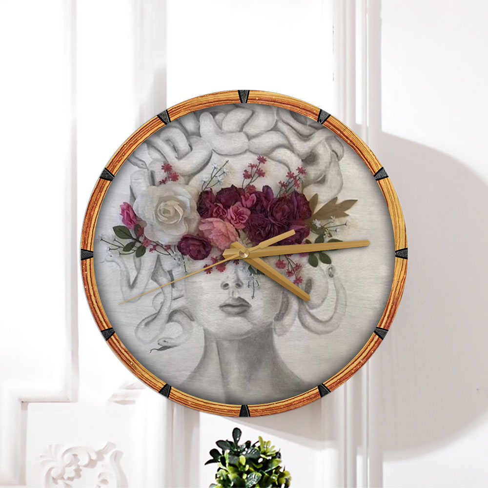 Flower Medusa Wall Clock_2_1