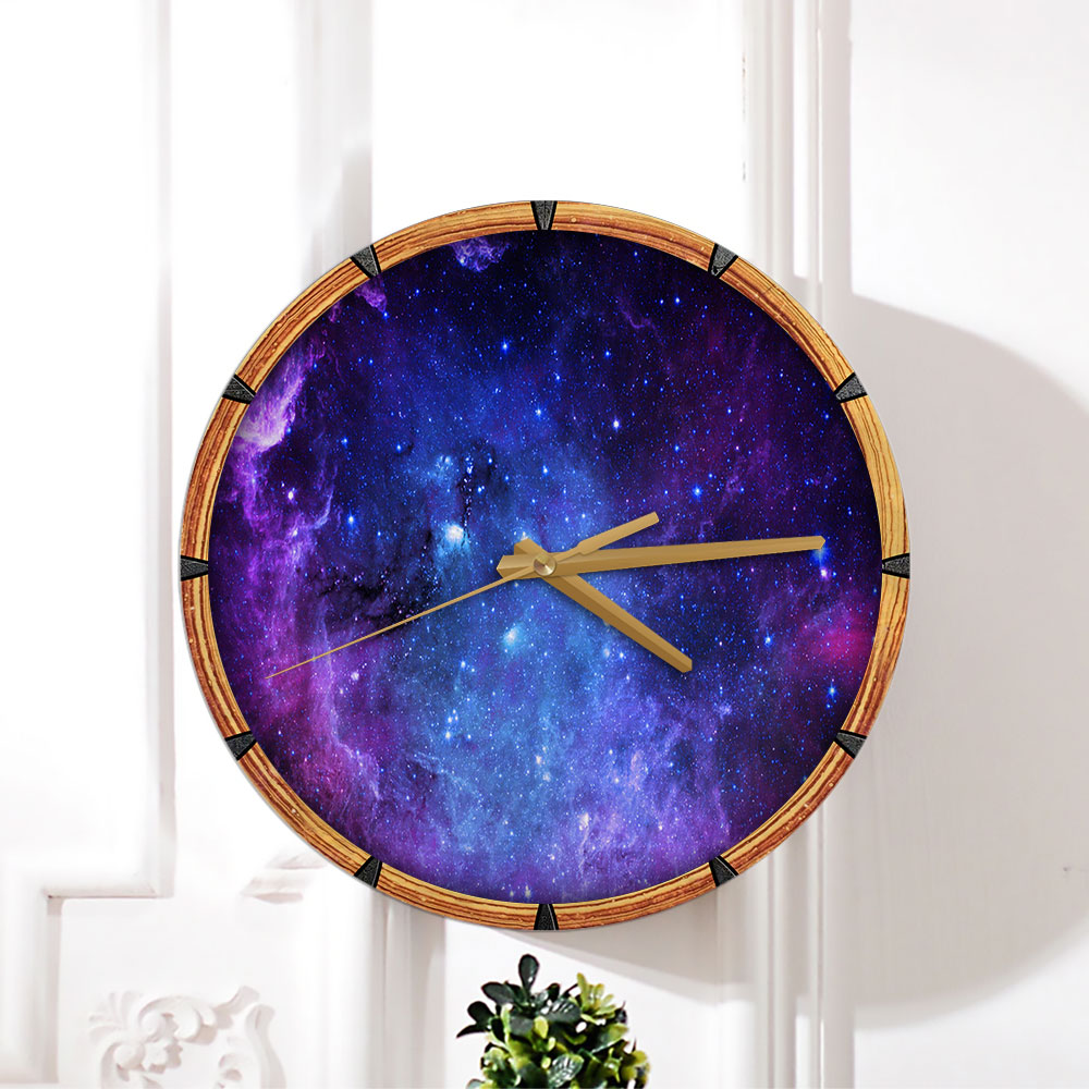 Galaxy Space Wall Clock_2_1