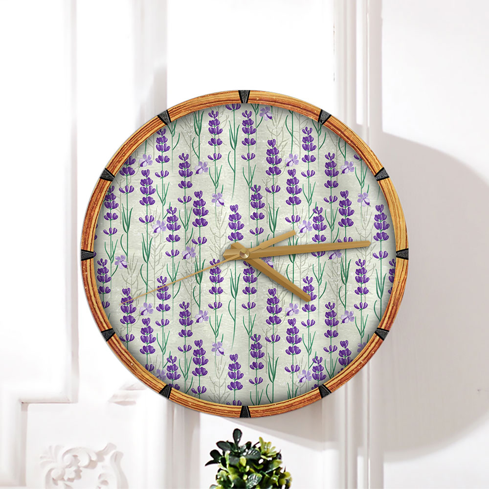 Lavender Wall Clock_2_1