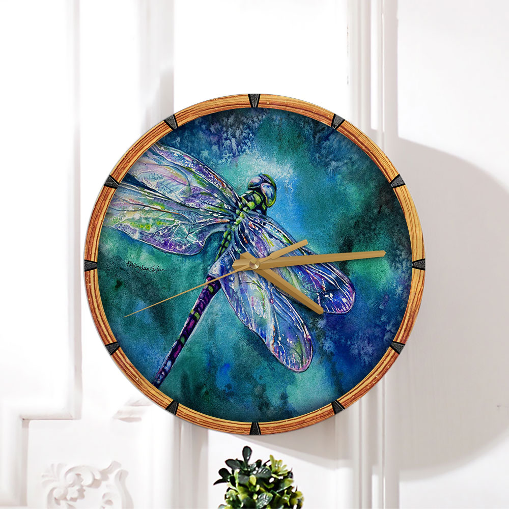 Magic Dragonfly Wall Clock_2_1