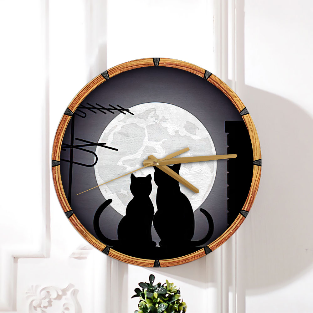 Moon Cat Wall Clock_2_1