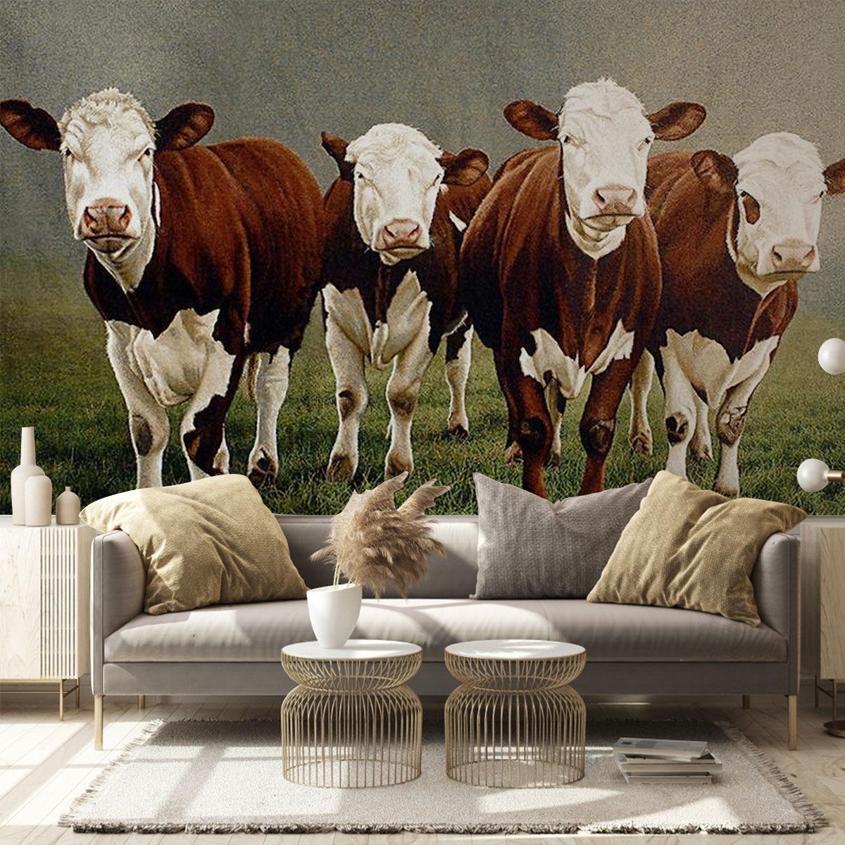 Four Cows Wall Mural_2_1