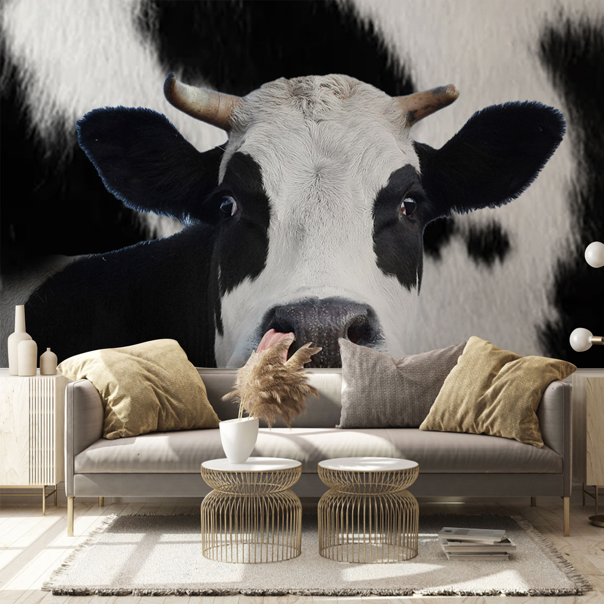 Funny Cow Wall Mural_2_1