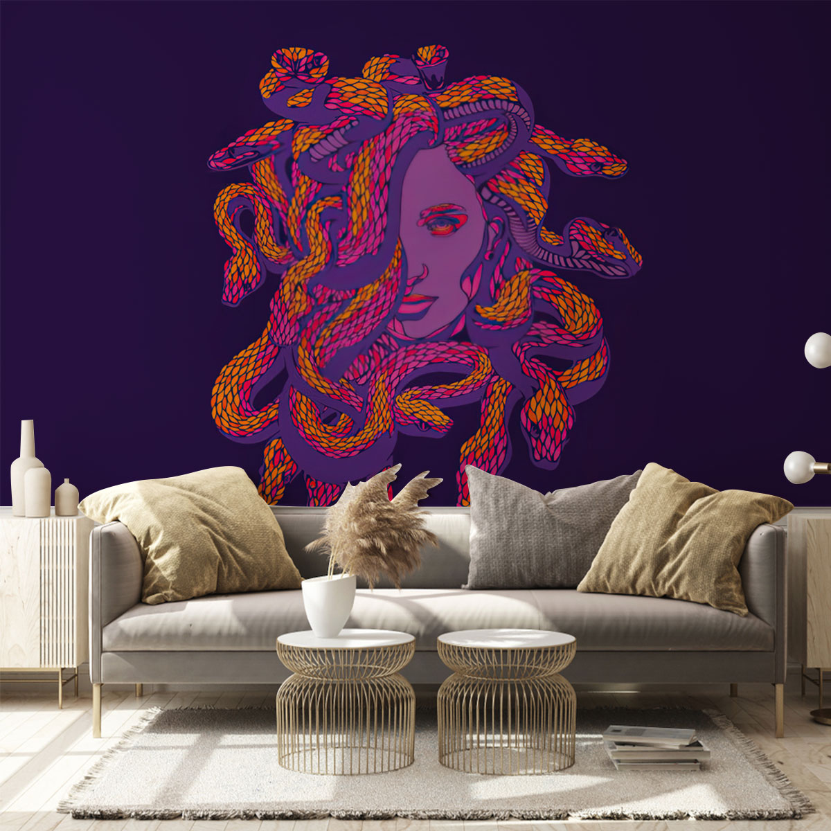 Hot Medusa Wall Mural_2_1